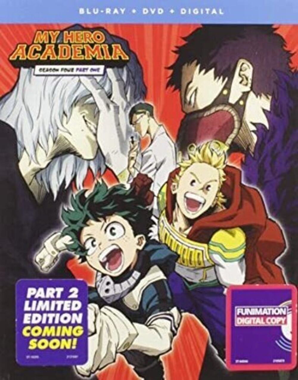 My Hero Academia: Season 4 Part 1 (Blu-ray) New! Sealed!